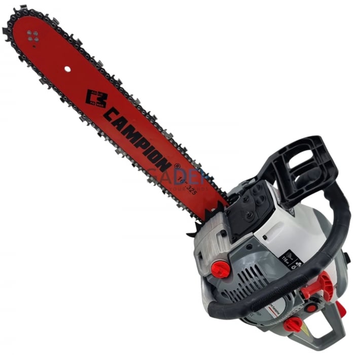 Drujbă pe benzină Campion 7800 cu lamă 40cm vedere de sus