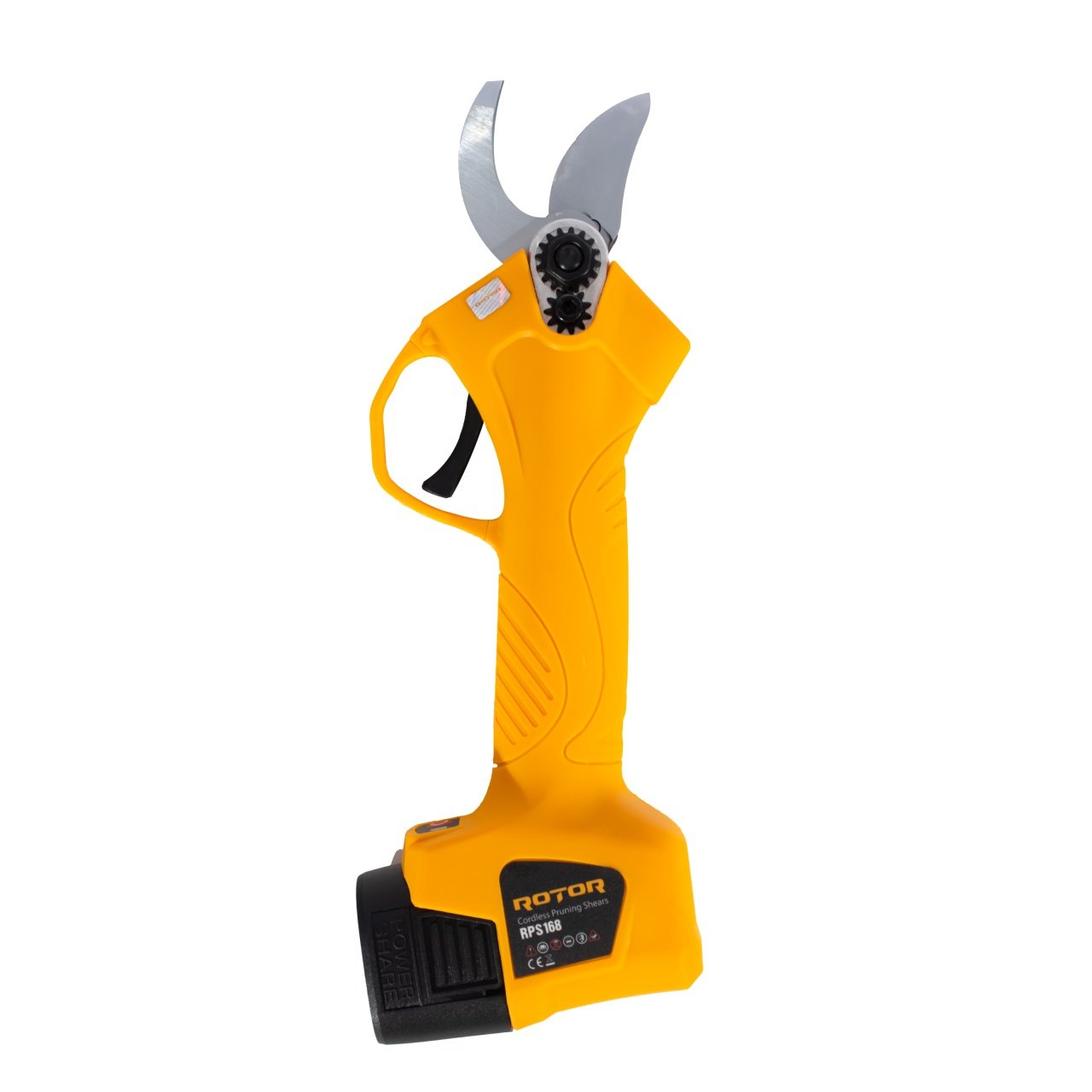 Foarfecă electrică ROTOR RPS168, motor fără perii, 2 baterii, tăiere până la 25 mm – pentru grădinărit.