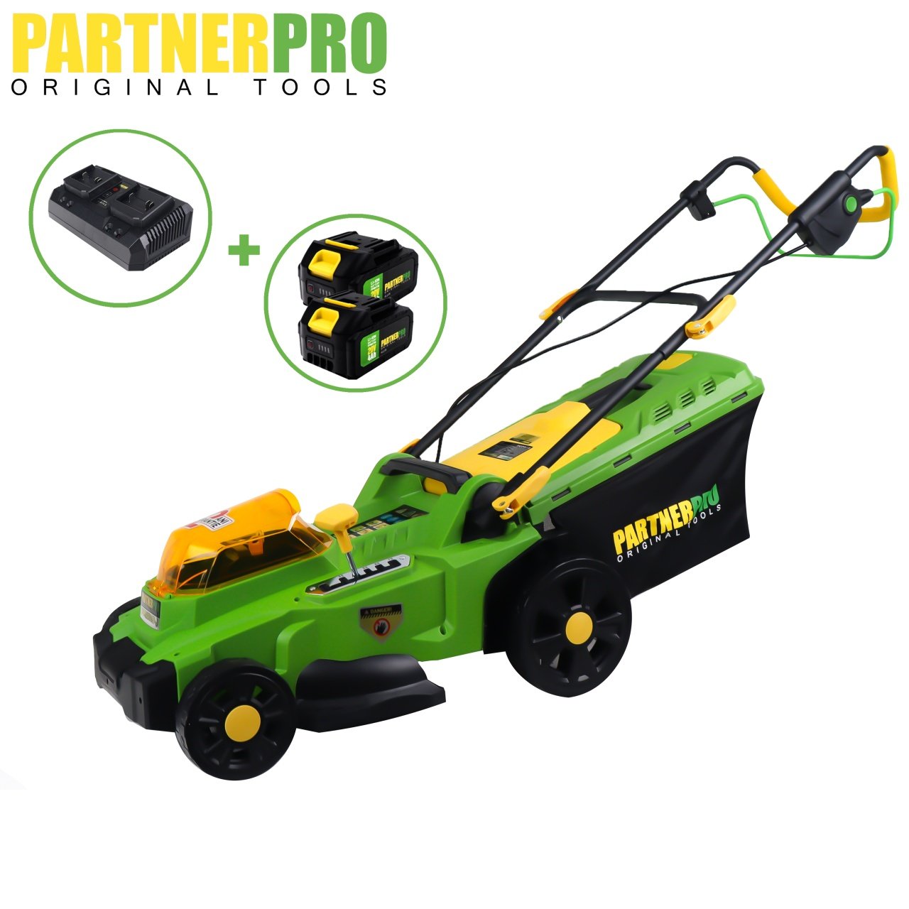 Mașină de tuns gazon PartnerPro pe acumulatori