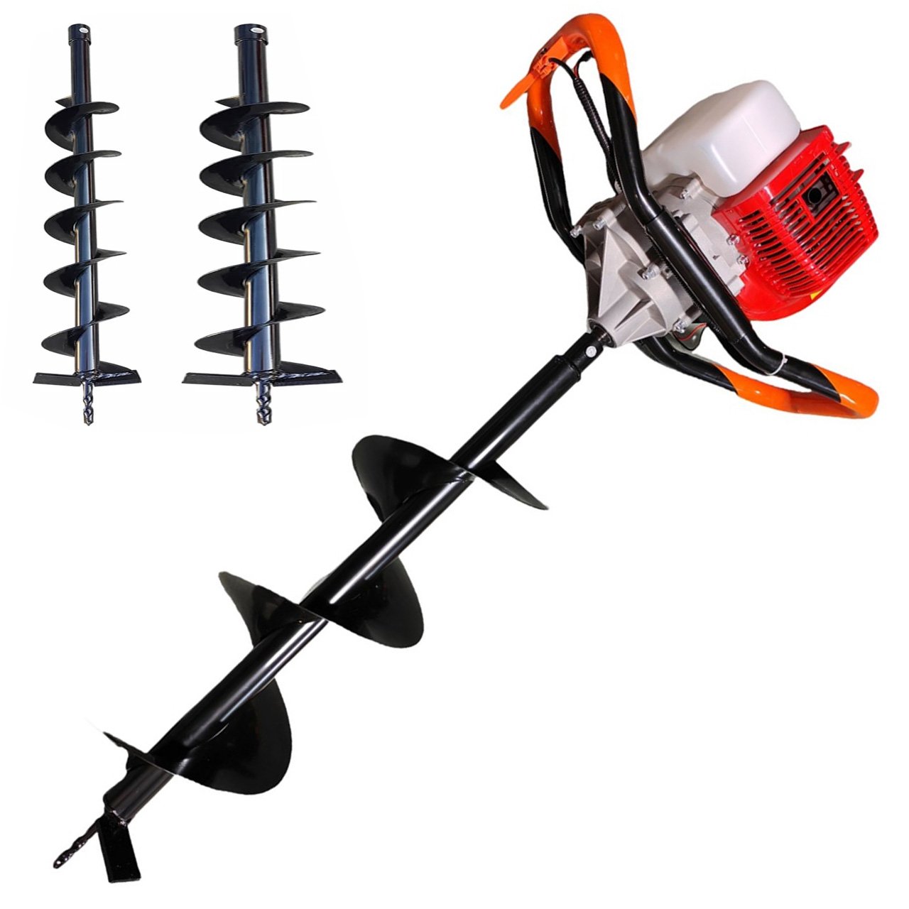 Motoburghiu profesional Campion cu două burghie incluse pachet