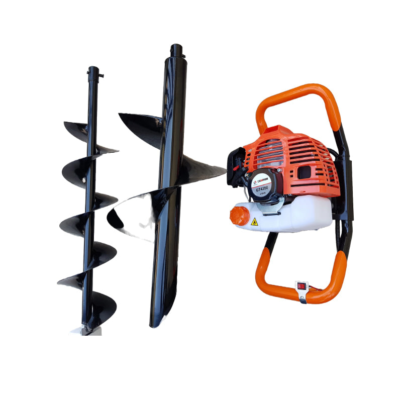 Motoburghiu profesional Campion cu două burghie incluse vedere set