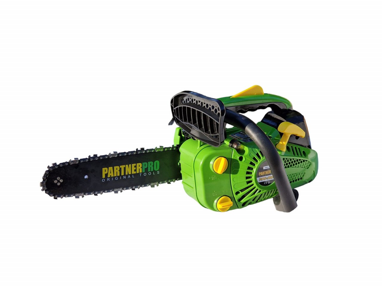 Drujbă PartnerPro PPS-3000 cu lamă de 30cm și frână automată vedere laterala