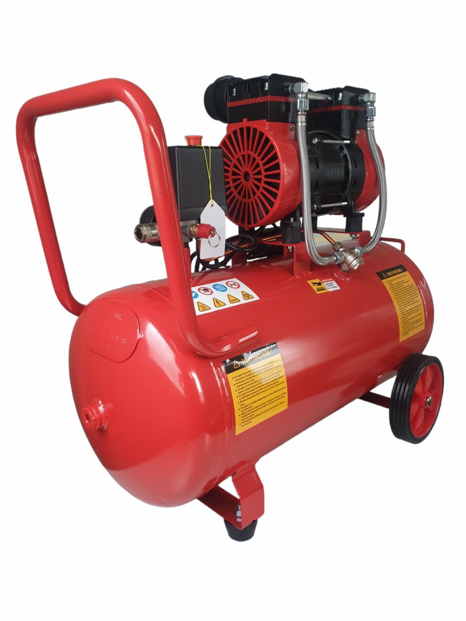 Compresor aer ELEFANT XY5850, 50 litri, 2.3 CP, 8 bar, ideal pentru ateliere, scule pneumatice și vopsitorii vedere laterala.