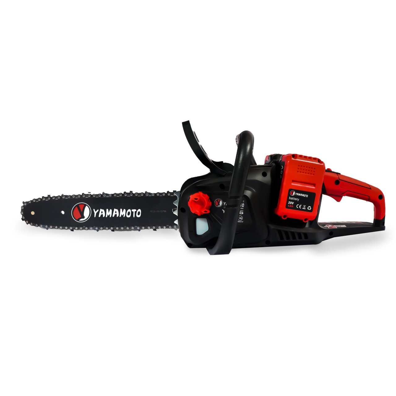 Drujbă electrică Yamamoto cu acumulator 20V și lamă 14 inch