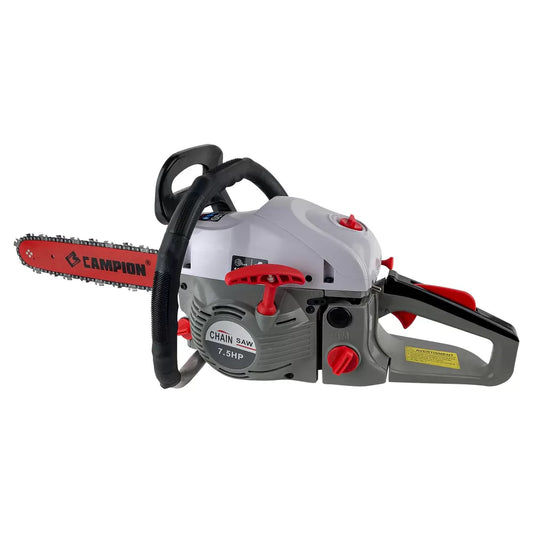 Drujbă pe benzină Campion 7800 cu lamă 40cm vedere lateral stanga