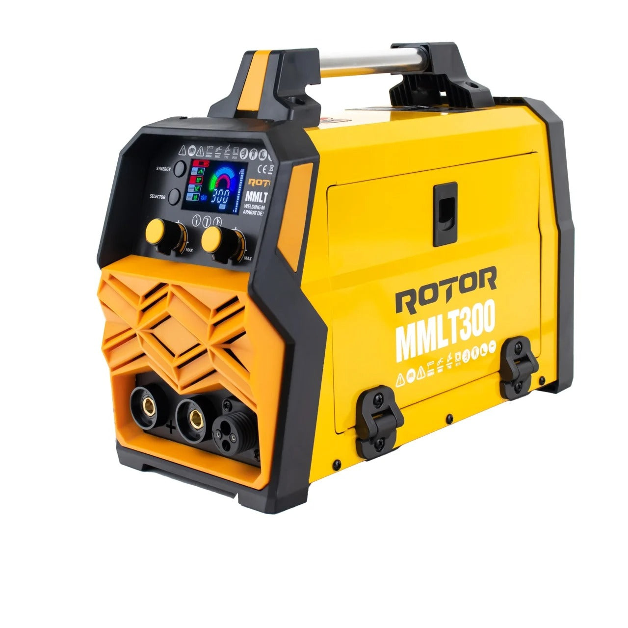 Aparat de sudură multifuncțional ROTOR 300A vedere laterala