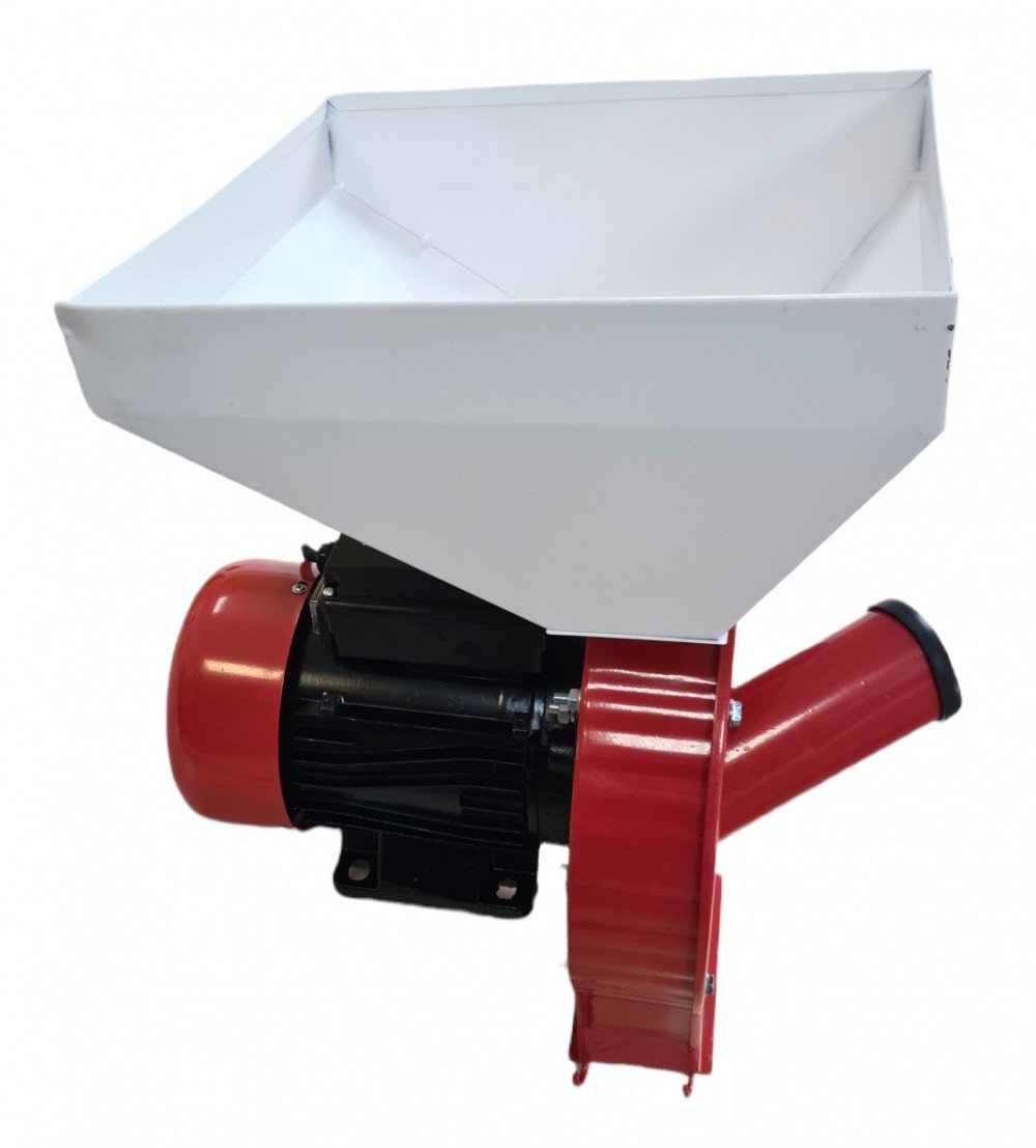 Moară cereale Elefant 350E electrică cu 4 site vedere laterala