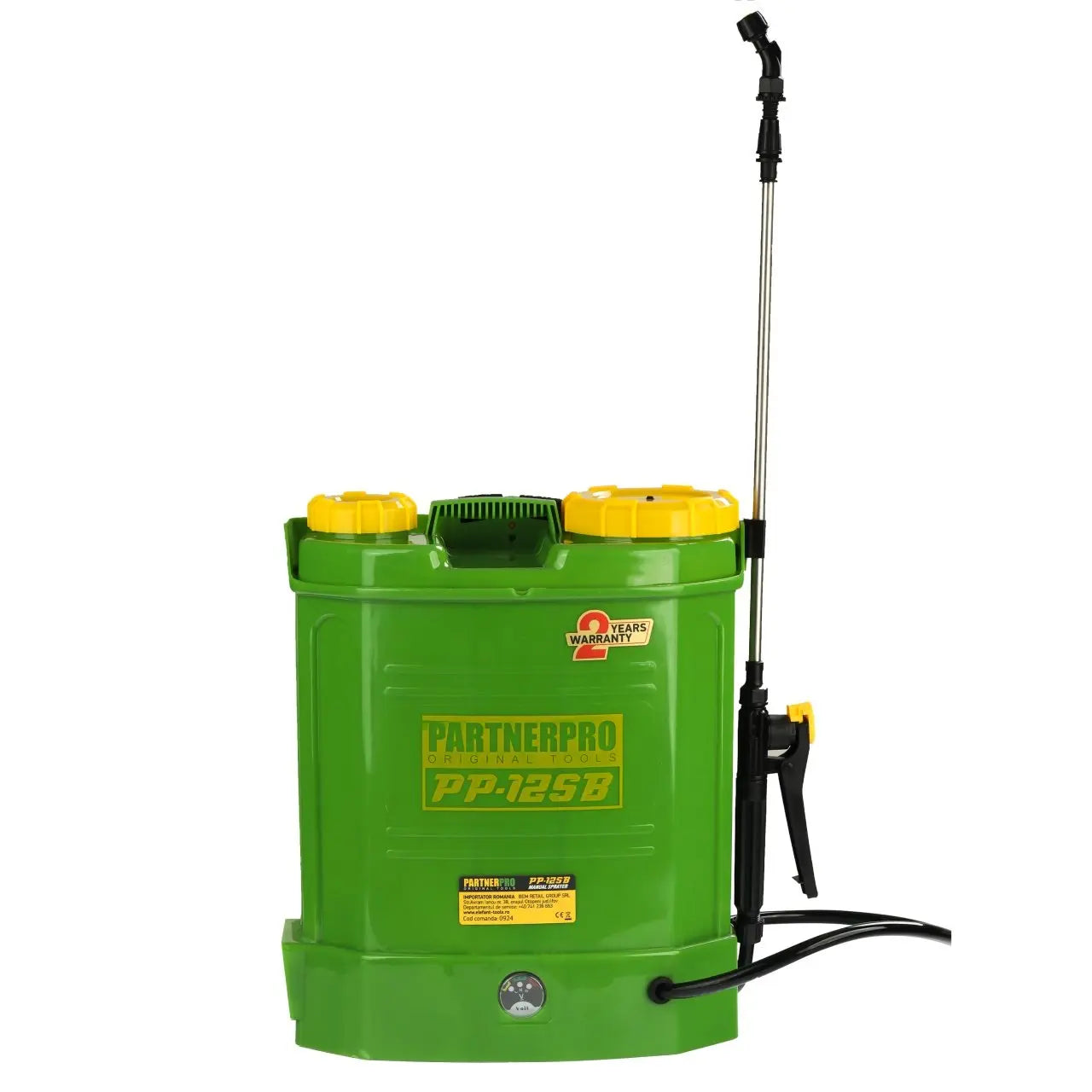 Pompa de stropit PartnerPro 2in1 electrică și manuală vedere laterala